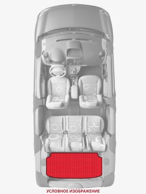 ЭВА коврики «Queen Lux» багажник для Toyota Tundra